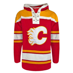 Sweat à capuche de hockey en polyester léger et respirant, design personnalisé pour l'entraînement intense et les séances de hockey sur glace - Product Image 5