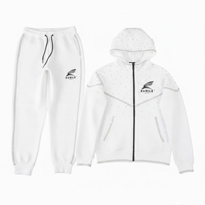 Chándales de Forro Polar para Hombre, Manga Larga, con Cremallera, Estampados, Casuales, para Invierno, Última Moda, Ropa Deportiva Informal - Product Image 3