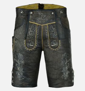 Wholesale Bulk Quantity <b>Men</b> <b>Short</b> Length Bavarian Wholesale Bulk Quantity <b>Men</b> <b>Short</b> Length Bavarian Lederhosen <b>Shorts</b> - Product Image 1