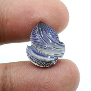 อัญมณีแกะสลัก iolite ธรรมชาติ - Product Image 1