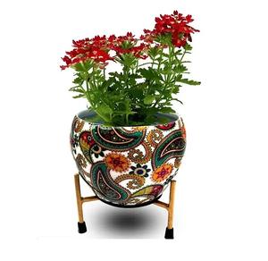 Mesa de decoración del hogar superventas de alta calidad, decoración de oficina, precio a granel, florero de Metal, maceta, tamaño personalizado disponible. - Product Image 5