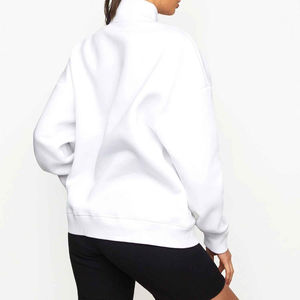 Sudadera Personalizada con Cierre de 1/4 para Mujer, Estilo Urbano, Ligera, con Cuello Alto y Logotipo Personalizado - Product Image 6