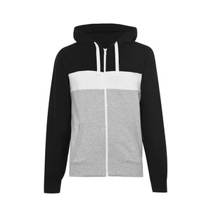 Sweat à capuche décontracté 100 % coton molleton bouclette épais avec fermeture éclair, logo personnalisé, motif uni, pour usage extérieur hivernal, numérique - Product Image 1