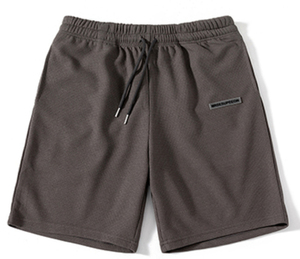 Short de haute qualité en gros Short unisexe à gaufres Short pour hommes avec logo imprimé avec broderie personnalisée - Product Image 3