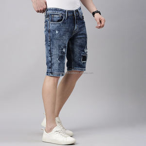Nardon Apparel Sporty Solid Summer Denim Jean Shorts Hommes Quick Dry Anti-Uv Eco-Friendly High Quality Street Wear - Product Image 3