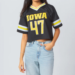 Camisetas de Fútbol Americano Personalizadas al por Mayor, Diseño para Fanáticos, Malla Cosida, para Hombre y Mujer - Product Image 1