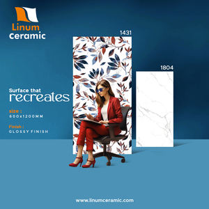 Carreau de sol numérique brillant 600x1200mm le plus vendu qualité supérieure carreaux de sol en porcelaine polie finition brillante - Product Image 4