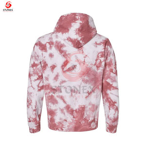 2025 Fall Men's <b>Retro</b> Tie-Dye Embroidered Hoodie Polyester/Cotton Comfortable <b>Fabric</b> Custom Logos Tags High Quality - Product Image 5