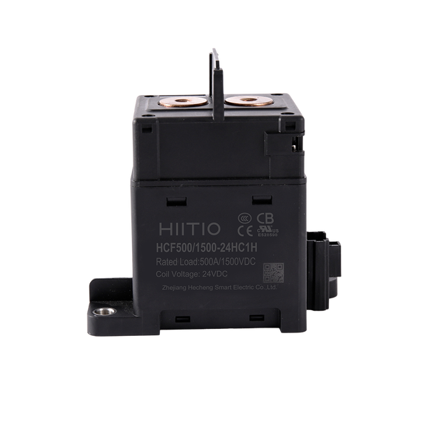 HCF500 Electrical Supplies 500A HIITIO DC Contactors 24V Coil Voltage 1500VDC Relay for EVs ESS BMS BPU