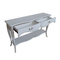 Table console provinciale française Table de salon classique Table d'entrée Table de console de couloir en bois pour meubles d'hôtel