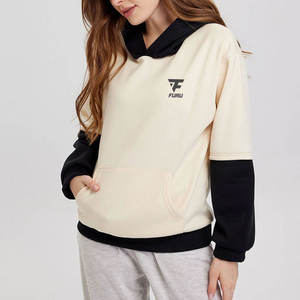 Sweat à capuche ample en molleton à la mode automne-hiver pour femmes à vendre - Product Image 3