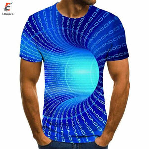 Camiseta de sublimación 100% poliéster para hombre, camisetas con Logo personalizado impreso - Product Image 2