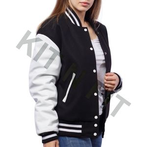 Professional Manufacturer <b>Women</b> Winter Wear Best Quality <b>Light</b> Weight Custom Design <b>Women</b> and Men Varsity <b>Jacket</b> for Sale Unisex - Product Image 2