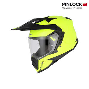 Acerbis Assault Helmet New Carbon Fiber XL Size <b>Mirrored</b> Visor Fiberglass <b>Shell</b> for Motorcycles and Motocross Riding - Product Image 1