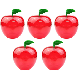 Rõ ràng Pet <span class=keywords><strong>Apple</strong></span> Shape nhựa kẹo Jar tái sử dụng <span class=keywords><strong>container</strong></span> thực phẩm cho kẹo đồ ăn nhẹ Quà Tặng mở khuôn Việt Nam Nhà máy sản xuất - Product Image 5