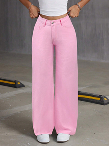 Alta calidad mujer Casual venta al por mayor ropa de calle transpirable pantalones de tamaño regular fabricante Ventas Directas 2025 moda cómoda - Product Image 3