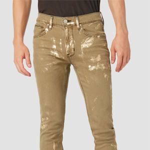 กางเกงยีนส์สกินนี่วินเทจสำหรับผู้ชายกางเกงยีนส์ขาดอินเทรนด์พร้อมสีซีดเหมาะสำหรับลุคในเมืองทุกวัน - Product Image 6