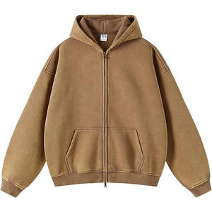 Sudadera con capucha lavada con ácido para hombre de alta calidad personalizada al por mayor ropa de calle de gimnasio de moda de estilo urbano de alta demanda fábrica OEM - Product Image 3