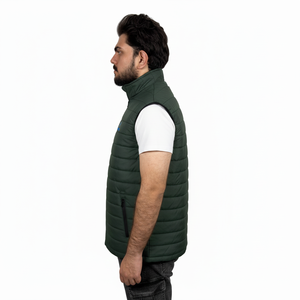 Chaleco Acolchado Grueso y Cálido Personalizado, Chaleco Acolchado sin Mangas con Capucha, Transpirable, con Múltiples Bolsillos, Talla Grande para Hombre - Product Image 3
