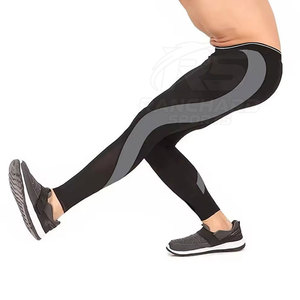 กางเกงออกกำลังกายผู้ชาย กางเกงรัดกล้ามเนื้อสำหรับวิ่ง ยืดหยุ่นสูง กางเกงเลกกิ้งสำหรับฝึกซ้อมฟิตเนส กางเกงรัดกล้ามเนื้อแห้งเร็ว กางเกงเลกกิ้งสำหรับเล่นกีฬา - Product Image 3