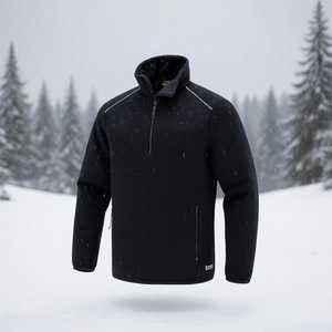 Manteau en micropile pour garçons avec fermeture éclair courte, vêtement d'extérieur confortable - Product Image 3