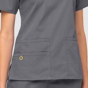 2023 meilleur Design unisexe hôpital tunique confortable à manches courtes médecins uniformes 100% coton biologique Polyester flanelle - Product Image 6