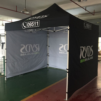 Tente d'exposition pliante en aluminium pour extérieur 10x10 pieds, auvent instantané, gazebo