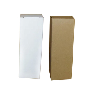 4.8*4.8*14.5cm 100ml blanc Kraft papier coffrets cadeaux compte-gouttes huile essentielle bouteille boîte cosmétiques boîtes de rangement Valve Tubes - Product Image 1