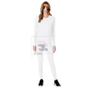 Haut à col ras du cou à manches longues pour femme avec logo personnalisé - Product Image 6