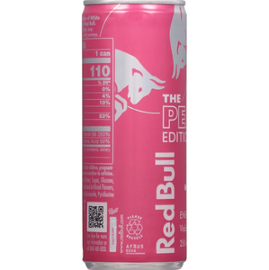 Venta al por mayor de Red Bull Edición Verano Sabor Melocotón Blanco, 24 latas de 250ml, 24 unidades por caja, ideal para despensas de oficina y salas de descanso. - Product Image 3