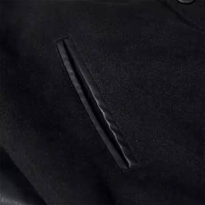 2024 Super venta elegante chaqueta universitaria deportiva de lana de alta calidad para hombres Top Trending Front Button Letterman Jacket Stripe Cotton - Product Image 3