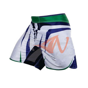 Short de combat en polyester à bas prix Short de boxe MMA Pantalon de boxe pour homme avec logo imprimé - Product Image 1