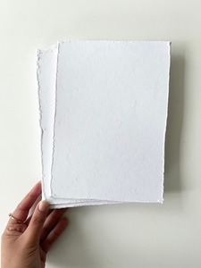 Hecho a mano A4 blanco 300gsm algodón trapo papel Deckle Edge estilo de caja con impresión UV/Offset Premium Fairy Design artesanías de papel - Product Image 2