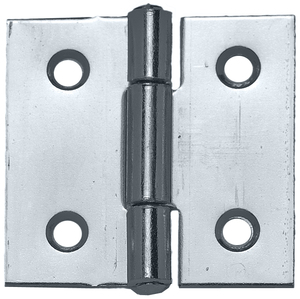 Cerniera Quadrata con Perno Fisso in Acciaio Zincato mm. 31,5x31,5 - Product Image 1