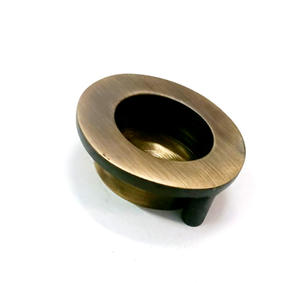 Tiradores al ras de latón para cajones de cocina, armarios, muebles y perilla de armario para armarios, vestidores, baños - Product Image 3