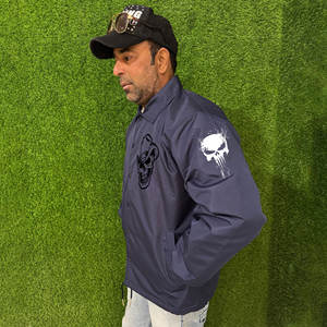 Veste de pluie en nylon à la mode pour hommes, logo personnalisé, coupe-vent pour entraîneurs, vestes légères, sports d'automne en ligne, vente pour garçons - Product Image 2