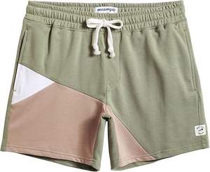 <b>Men's</b> 5.5\" Elastic Waist Gym <b>Shorts</b> 100% Cotton Solid Pattern Jogger Workout Pants Casual <b>Pajama</b> Pocket Plain Dyed" - Product Image 5