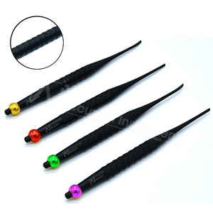 Juego de elevadores Luxating PDL de 7 piezas, puntas dentales recubiertas de titanio, instrumentos veterinarios quirúrgicos dentales negros/dorados/azules - Product Image 1