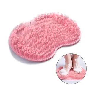 Rayshine Perawatan Kaki Cleaner Menghilangkan Kulit Mati Tikar Mandi Pengelupasan Scrubber Kembali Mencuci Kulit Pijat Kering Silikon Tubuh Scrubber