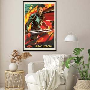 Modern Style the Mandalorian <b>Poster</b> Moff Gideon Card Design Made of Paper for Wall Usage - Product Image 2