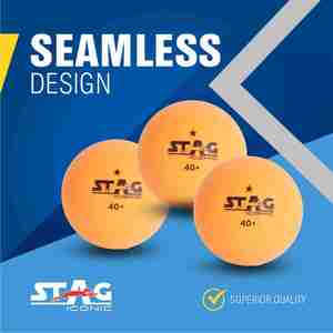 ลูกปิงปอง STAG Iconic 1-Star ระดับมืออาชีพ วัสดุ ABS รับทำโลโก้ตามสั่ง สำหรับการฝึกซ้อม การแข่งขัน และการเล่นเพื่อความบันเทิง - Product Image 4