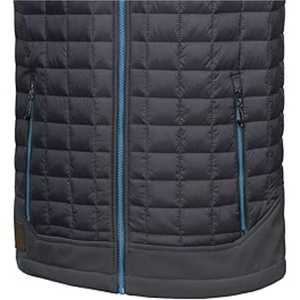 Gilet matelassé sans manches en toile de haute qualité 2022 pour hommes, col montant, coupe-vent, veste légère personnalisée avec logo sur le devant - Product Image 6