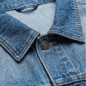 Chaqueta Vaquera Personalizada para Hombre, Colección Streetwear 2025, Moderna, Reversible, Mangas Largas, Transpirable, Cuello Alto - Product Image 4