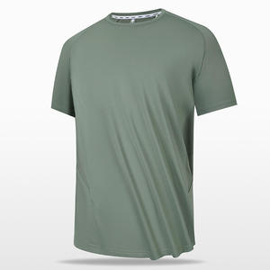 Camiseta Deportiva de Cuello Redondo para Hombre, Transpirable, de Alta Calidad, Secado Rápido, Ajuste Holgado, para Gimnasio, Fitness, Running, 100% Algodón - Product Image 1