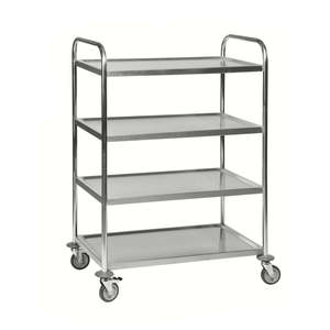 รถเข็นโรงพยาบาล KM60356 สแตนเลสสตีล โครงสร้างแข็งแรงทนทาน - Product Image 1