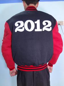 Chaqueta universitaria informal de talla grande para hombre, bombardero de invierno Vintage de cuero de oveja, diseño de béisbol bordado, capucha transpirable - Product Image 5