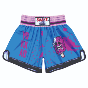 Shorts de Muay Thai y Kick Boxing de Competición MMA con Logotipo Personalizado Impreso en la Parte Delantera, Alta Calidad, Venta al Por Mayor - Product Image 5