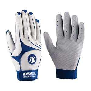 ถุงมือเบสบอลระบายอากาศได้ดีมีการปรับแต่งวัสดุหนังแท้ - Product Image 2