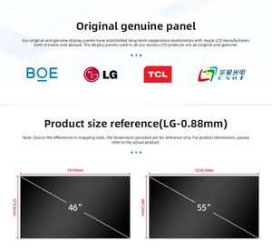 Écran vidéo mural LCD à faible bordure de 55 pouces 1,7 mm pour magasin de détail et centre commercial - Product Image 2