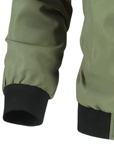 Chaqueta Bomber para Hombre de Alta Calidad Hecha a Medida, Talla Grande, Tela de Lona para Invierno con Logotipo de Alta Visibilidad, Precio al por Mayor - Product Image 5